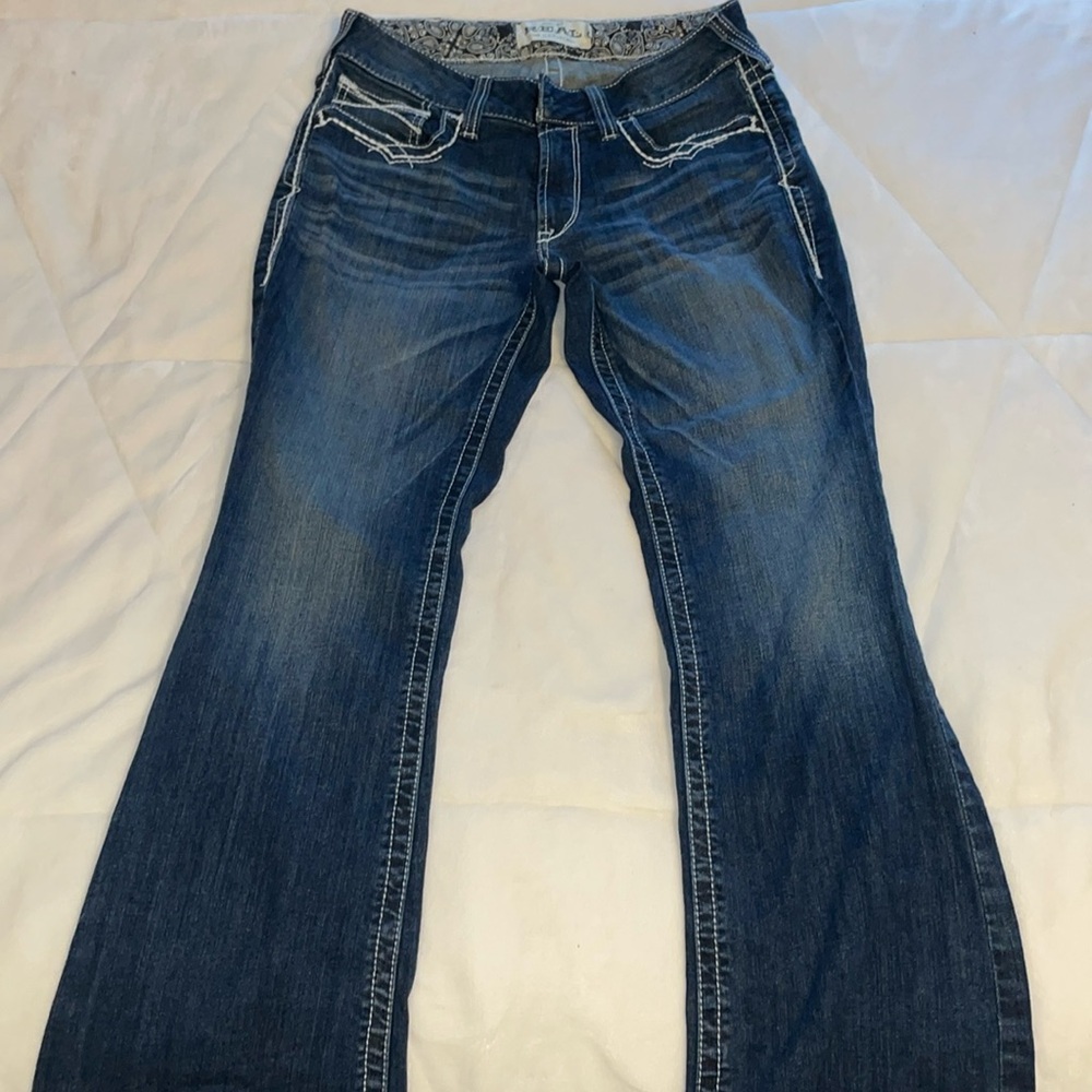 Size:  Medium W

Color: Blue

Condition: Good. Wore a few times